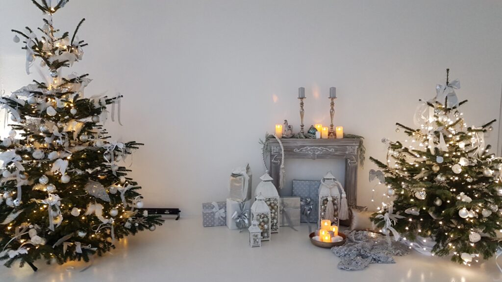 Weihnachtsdeko Weiß